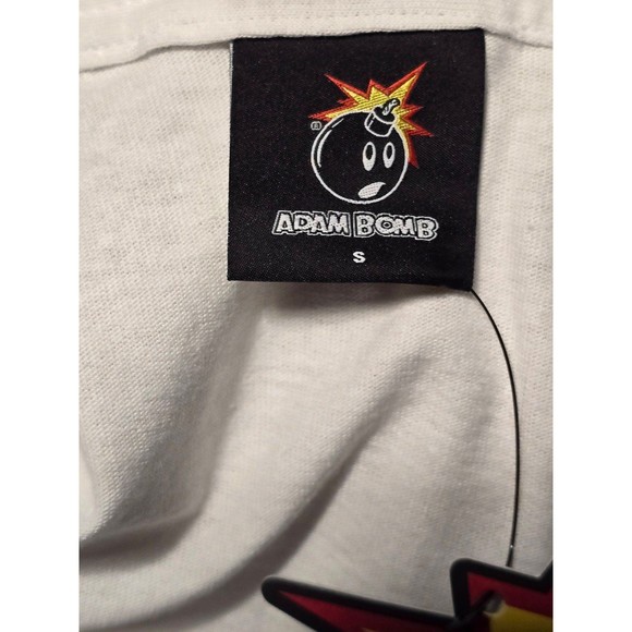 The Hundreds Adam Bomb Athletics White Tee NWT - Picture 3 of 3